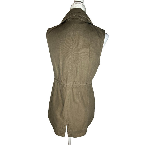 Sebby Women's Sleeveless Utility Vest with Drawstring Size S/P - Picture 2 of 6